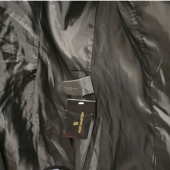 NWT Worthington double-breasted trench coat - Picture 7 of 8